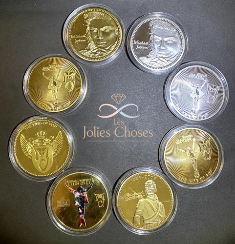 Pièces coins michael jackson - pièces,