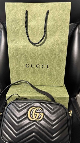 Borsa tracolla gucci gg - a,