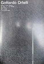 GOTTARDO ORTELLI: CATALOGO DEL 1973 FIRMATO DALL'ARTISTA