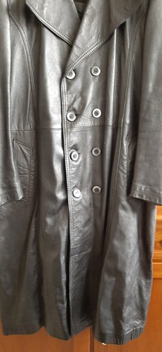 Giacca pelle lunga per uomo - pelle,