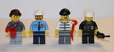 Set of 4 Lego minifigures from set #3661 Bank & Money Transfer