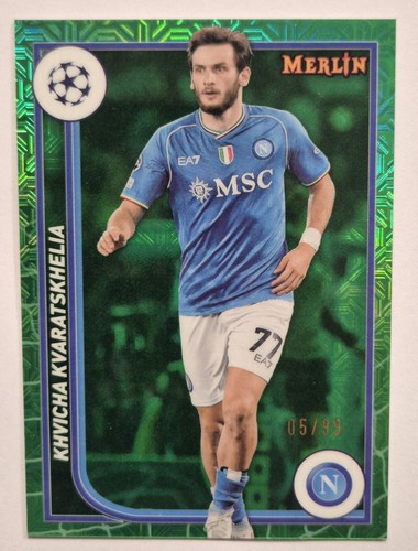 Kvaratskhelia topps merlin - kvaratskhelia,