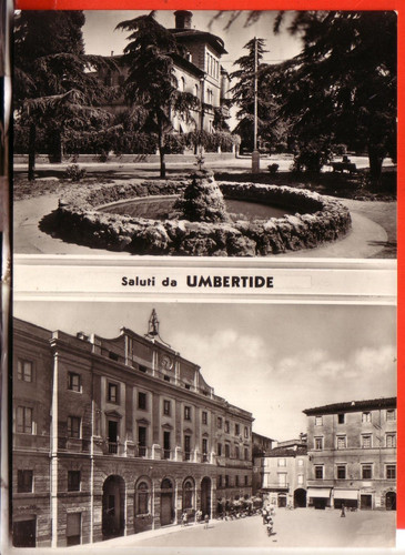 Cartolina umbertide n non - ,
