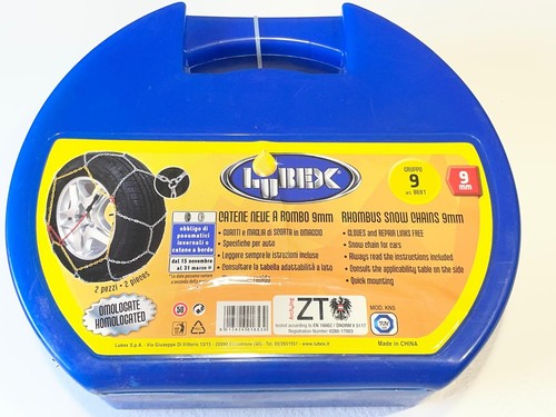 Catene neve auto lubex 9mm - catene,