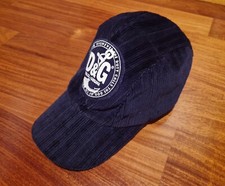 Dolce & Gabbana Cappello Baseball Originale Velluto Imbottito Taglia M Blu Nuovo