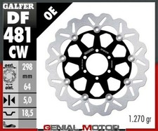 Galfer Disco Freno Anteriore Wave Floating 300X5m Yamaha Xv 535 Virago 1987>1994