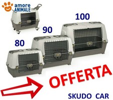 Trasportino per Cani  SKUDO CAR  80 / 90/ 100 - Omologato per viaggi in auto