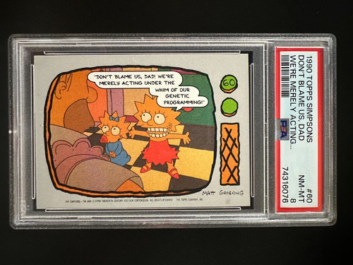 1990 topps simpsons - topps, #60