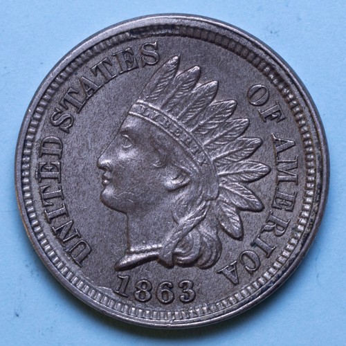 America cent 1863 indian head - america,