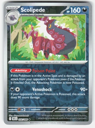 Scolipede 056 086 - 056/086, uncommon