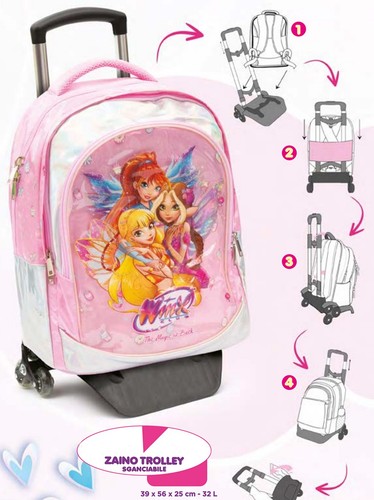 Zaino trolley sganciabile - zaino,