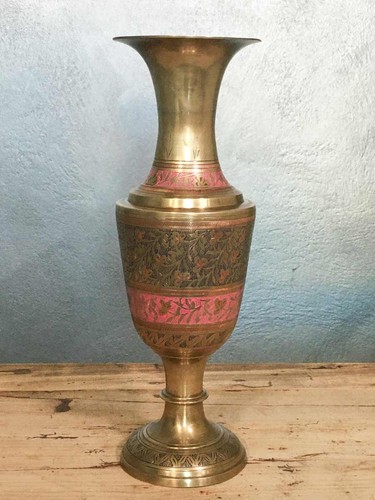 Vaso ottone india - vaso, in