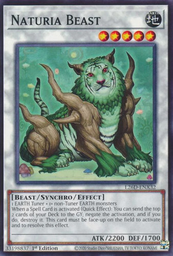 Yugioh l26d enx32 naturia - l26d-enx32,