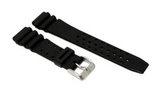 Cinturino pvc 2 per orologio subacqueo 20mm tipo citizen seiko casio gomma c20p