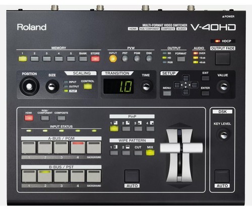 Mixer regia video roland v40hd - regia,