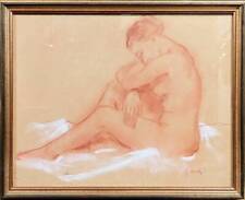 Alberto BIANCHI (1882-1969) - Studio, sanguigna e pastello su carta