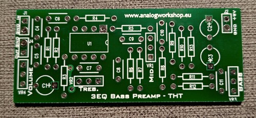 3eq bass preamp - chitarra, pcb