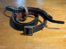 MVSN-PNF-Cinturone in cuoio nero completo di spallaccio