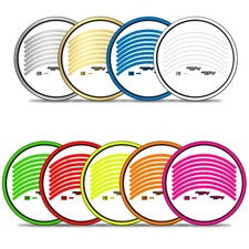 Set adesivi cerchi bici - set,