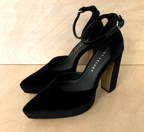 Scarpe velluto lux - scarpe, nere