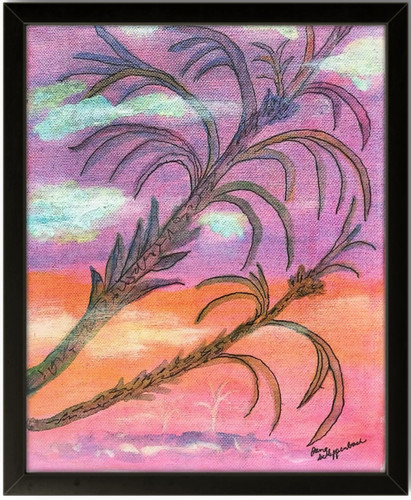 Quadro moderno 8x10 palme