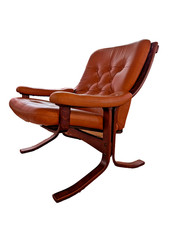 Poltrona vintage in pelle