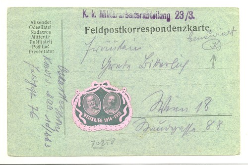 Austria 1915 feldpost - austria,