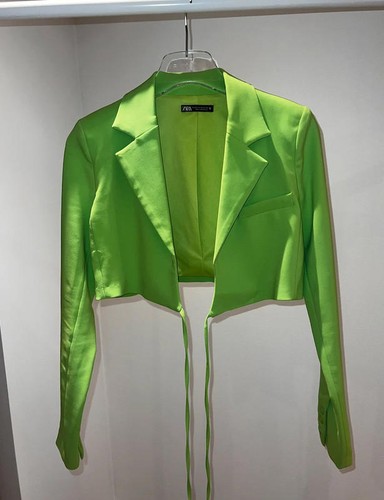 Blazer zara verde lime - verde,