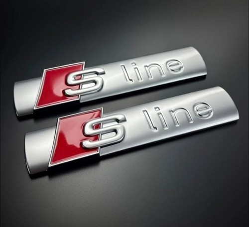 Audi line emblema scritta - audi, s-line