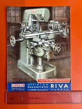Depliant Pubblicitario Officine Meccaniche Rigiva Varese