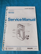 D1800 Portable Radio Radiolina Vintage PHILIPS SERVICE MANUAL ORIGINAL Schemario