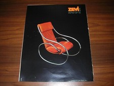 ZEVI POLTRONA DONDOLO DESIGN RENATO ZEVI 1975 pubblicità/advertising