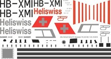 Decal 119 H125 / AS 350 Ecureuil Heliswiss HB-XMI