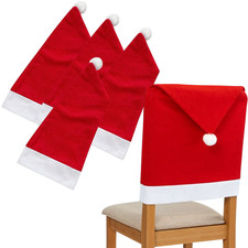 Set 4 Copri Sedia Natalizi in