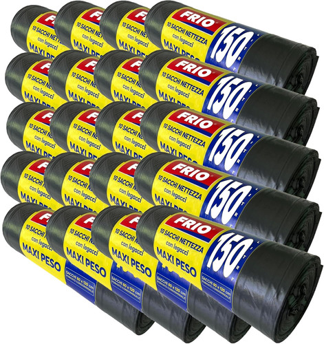 200 sacchetti neri - -,