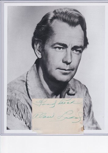 Autografo alan ladd - alan,