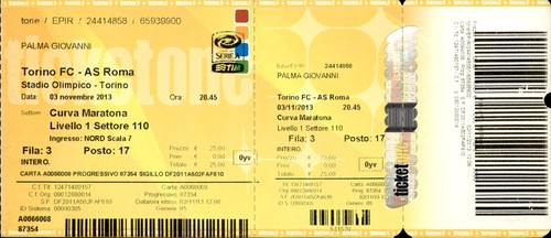 Biglietto stadio torino as - stadio,