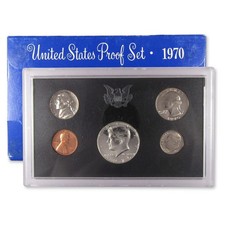 1970 Proof Set con piccola