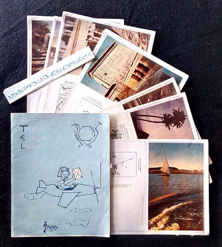 Egitto vintage folder air - vintage, mail