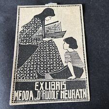 ex libris di Marianne Steinberger 1887-1919 per Hedda u d’Audolf Neurath.