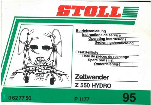 Stoll z550 hydro windrower - hydro,
