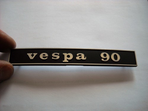 Targhetta posteriore vespa - posteriore,