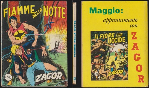 Zagor zenith 121 fiamme nella - zagor,