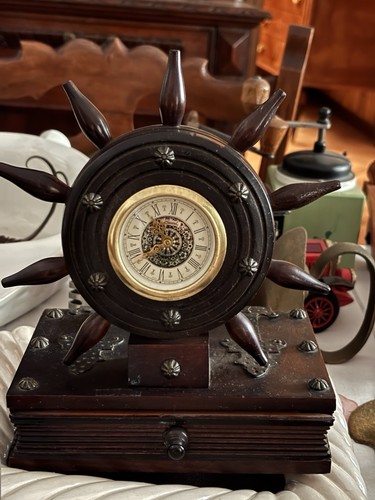 Orologio tavolo legno - orologio,