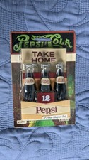 xmas5~ *Custodia Bottiglia Pepsi Cola* Mini Lotto Calamita Frigorifero Nuovo/Vintage Sigillato~