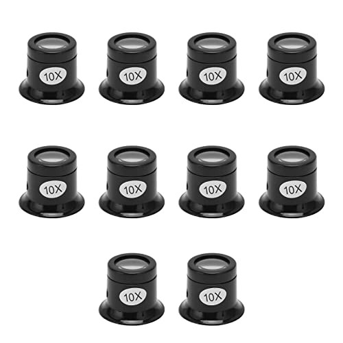 10pcs 10x lente - lente, di