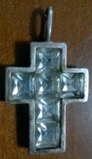 MINI CROCIFISSO IN ARGENTO CON