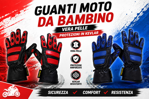Guanti moto bambino in - guanti, da