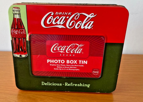 Coca cola scatola latta con - coca,