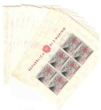 s22936) DEALER STOCK SAN MARINO 1962 MNH**  Europa S/S (X 10 SETS)